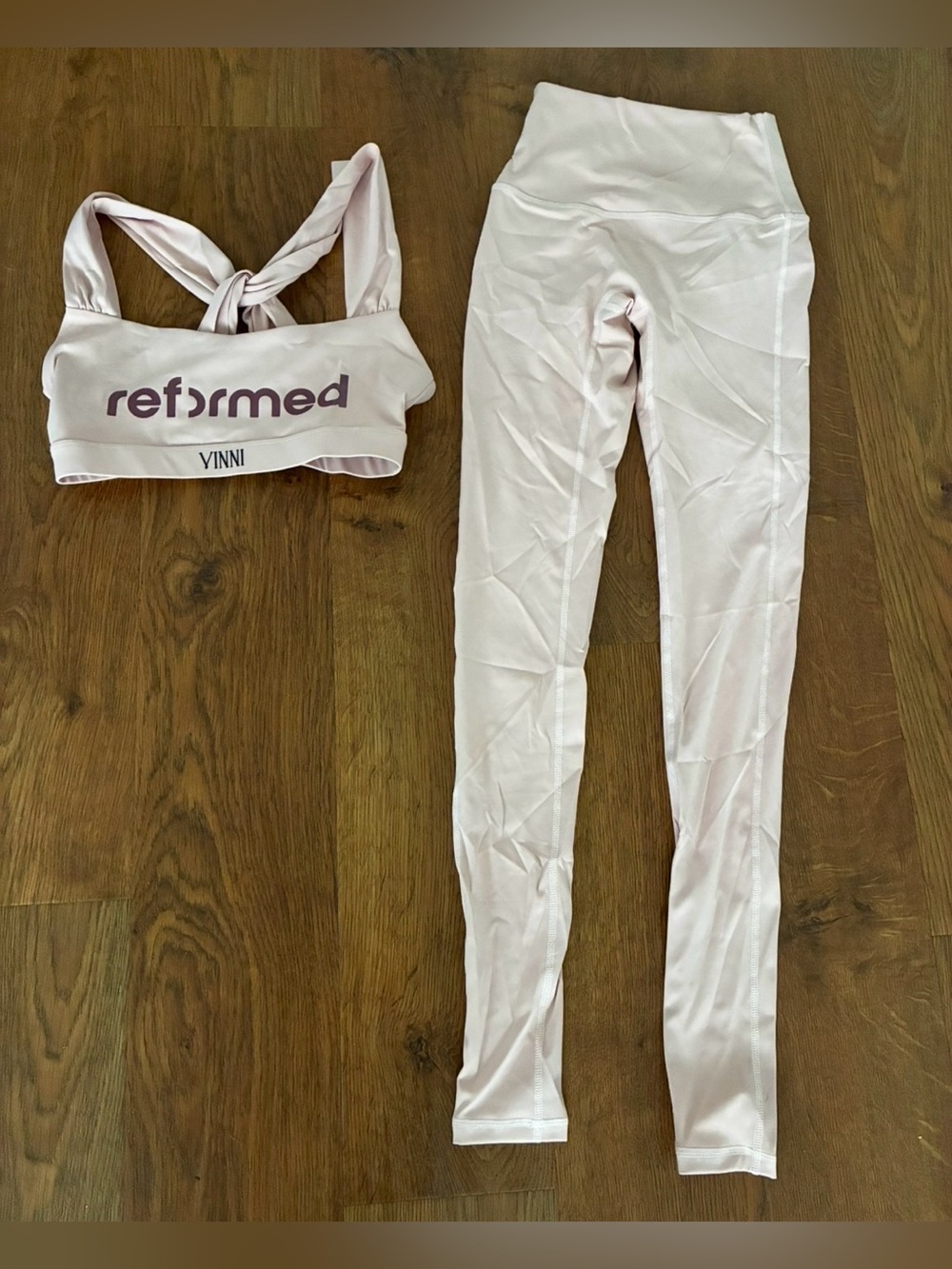 Reformed Yinni the label activewear set size S